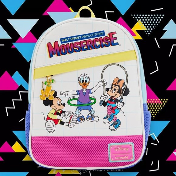 Loungefly Disney Mickey & Friends Mousercise Mini Backpack main image 6